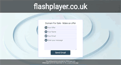 Desktop Screenshot of flashplayer.co.uk