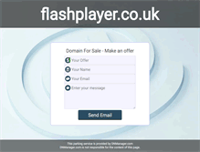 Tablet Screenshot of flashplayer.co.uk